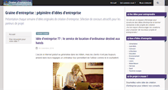 Desktop Screenshot of grainedentreprise.fr