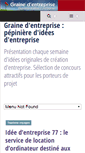 Mobile Screenshot of grainedentreprise.fr